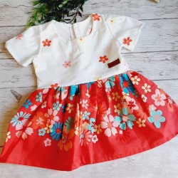 vestido floreado para bebes