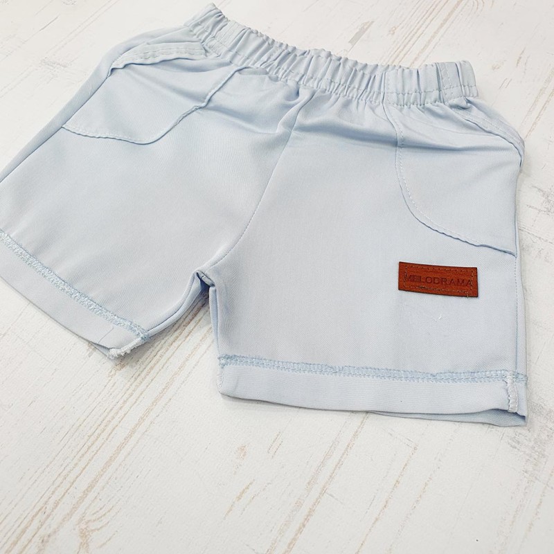 fabricantes de shorts grises de bebe