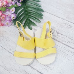 mayorista de sandalia amarilla de bebé