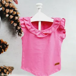 fábrica de remera fucsia para niñas