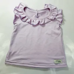 fábrica de remera lila para niñas