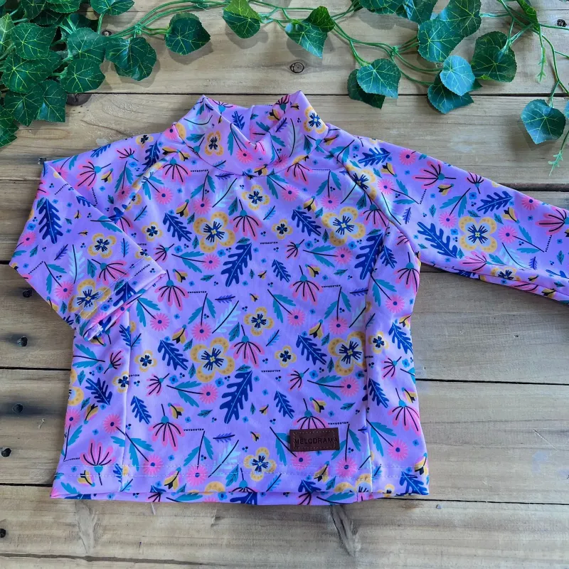 Remera UV+F50 estampada niños malla Remera UV+F50 estampada niños malla
