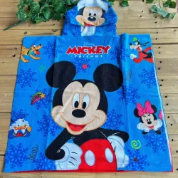 Toallon poncho infantil