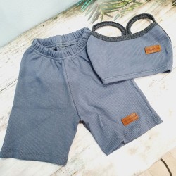fábrica de conjunto gris para bebés