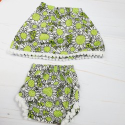 conjunto floreado para bebe por mayor