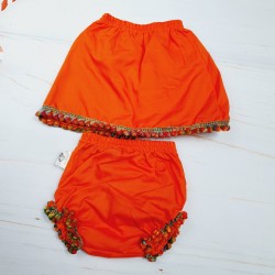 conjunto naranja de bebe por mayor