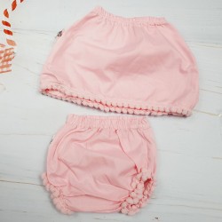 conjunto rosa de bebe por mayor
