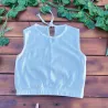 Remera musculosa lino niñas
