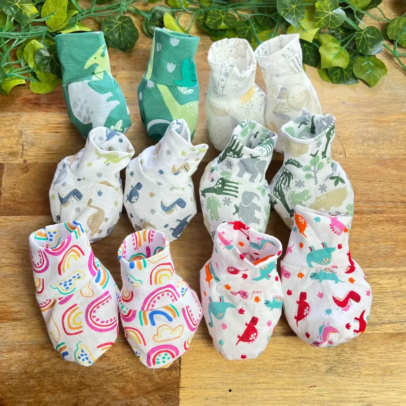 Escarpin estampado x 6 | Ropa de bebé por mayor | Melodrama