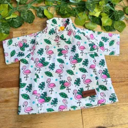 Remera malla +50 UV MC niños