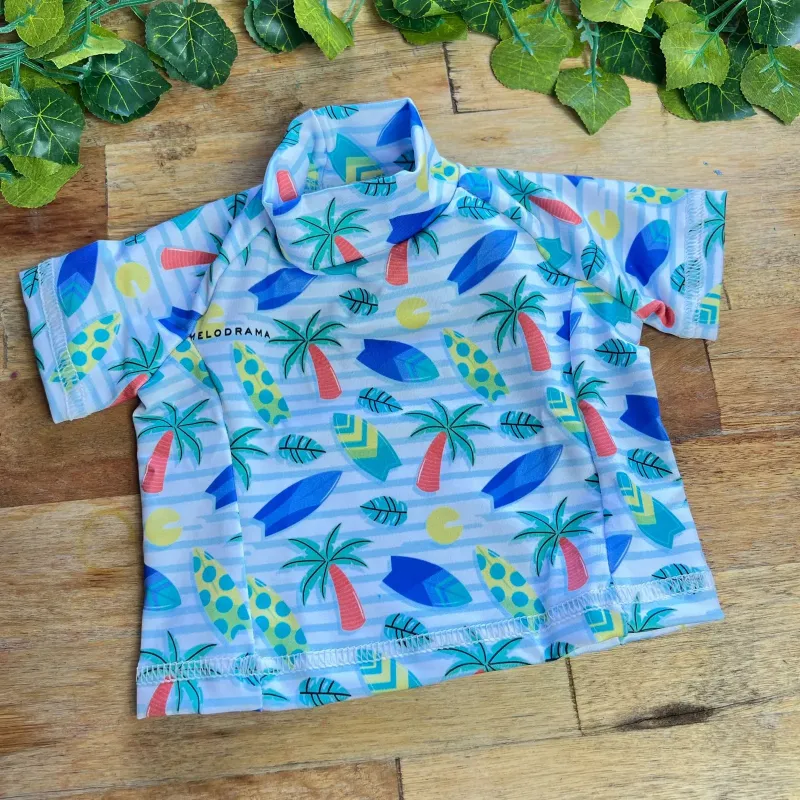 Remera malla +50 UV MC niños Remera malla +50 UV MC niños