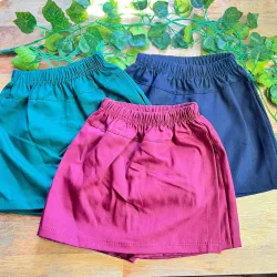 Short pollera de gabardina colegial