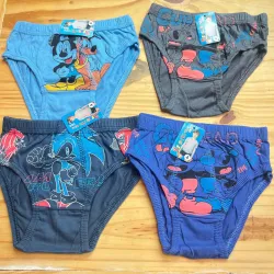 Slip niños lisos (docena)