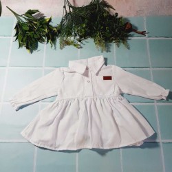 vestido balcarce blanco de bebe para emprendedores