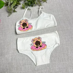 Conjunto juvenil estampado +corpiño ESTAMPADO