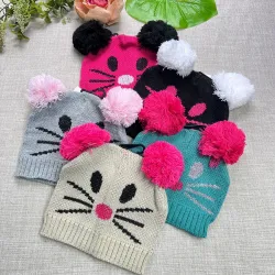 Gorro tejido GATITO