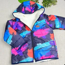 Campera puffer niños ESTAMPADA