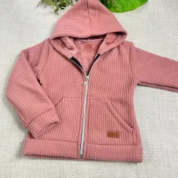 Campera wafle  frisada niñas AMADEO