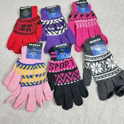 Guantes juvenil negro (media docena)