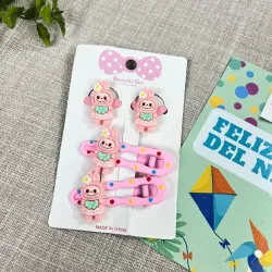 Set colitas y hebillas