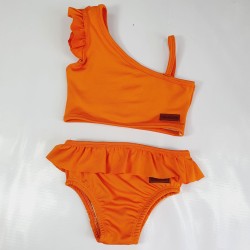 bikini naranja de niña por mayor