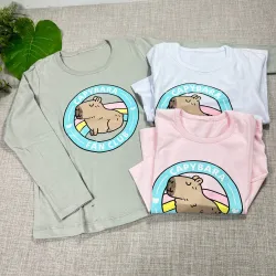 Remera algodon CAPIBARA