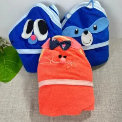Toallón con aplique Accesorios infantiles por mayor