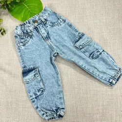 Jeans cargo de bebe mayorista| MELODRAMA