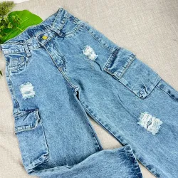 JEANS NIÑA CARGO POR MAYOR| MELODRAMA