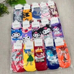 Medias soquetes niños PERSONAJES (DOCENA)