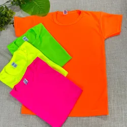 Remeras fluor niños por mayor| MELODRAMA