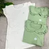 Combo  3 remeras niña mangas cortas (por 3 unidades)