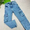 Jeans cargo de niños mayoristas| MELODRAMA