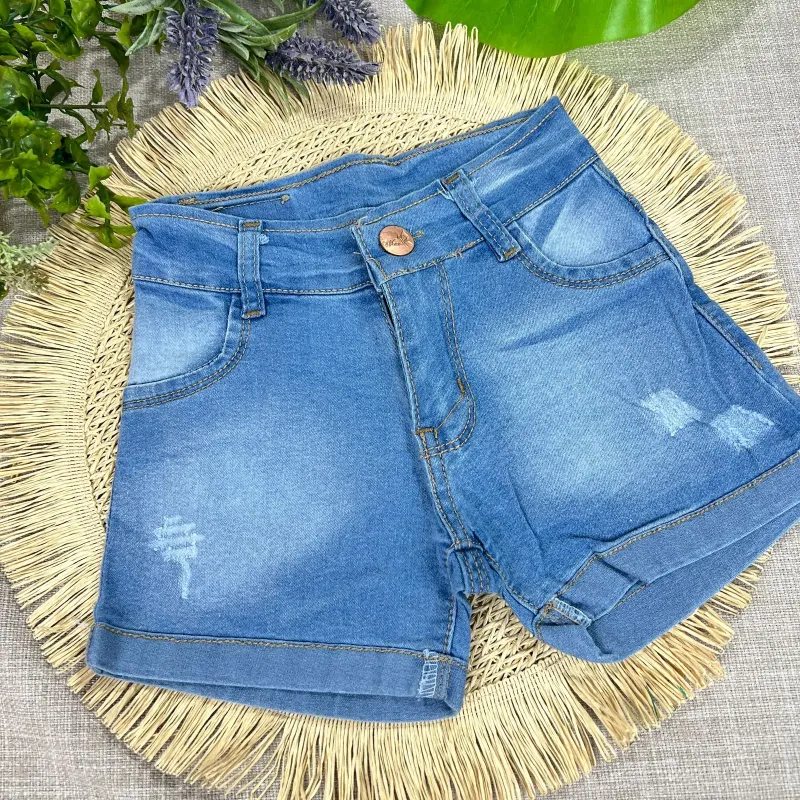 Short de jeans de niñas al por mayor| MELODRAMA