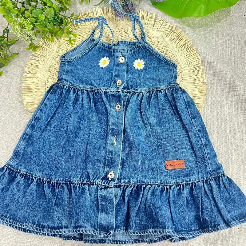 Vestido de jeans beba al por mayor| MELODRAMA