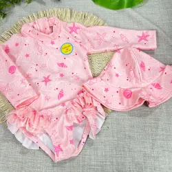 Traje de baño enterito UV de bebes por mayor| MELODRAMA