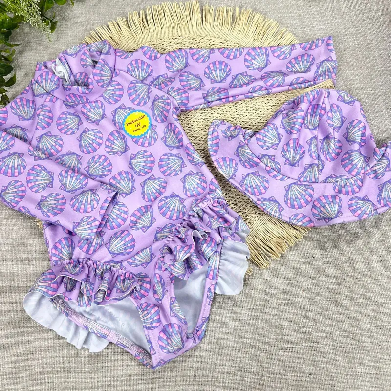 Traje de baño enterito UV de bebes por mayor| MELODRAMA