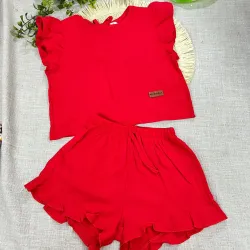 Conjunto de lino por mayor para niñas| MELODRAMA