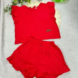 Conjunto de lino por mayor para niñas| MELODRAMA