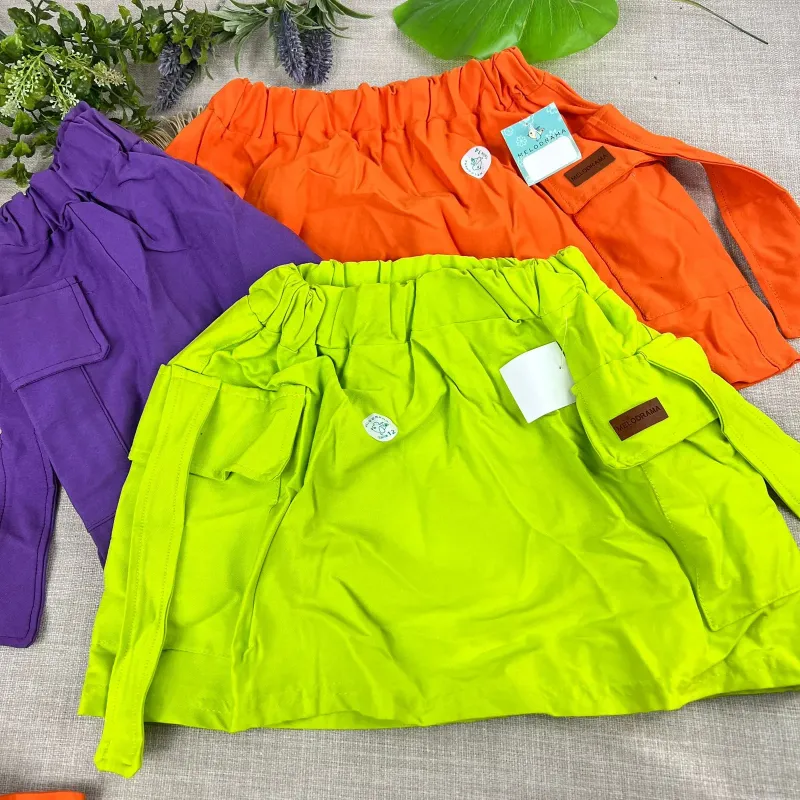 COMBO Pollera cargo niñas (precio por 3 unidades)