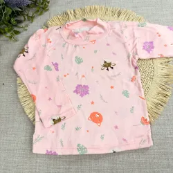 Remera Polera modal beba FLOR
