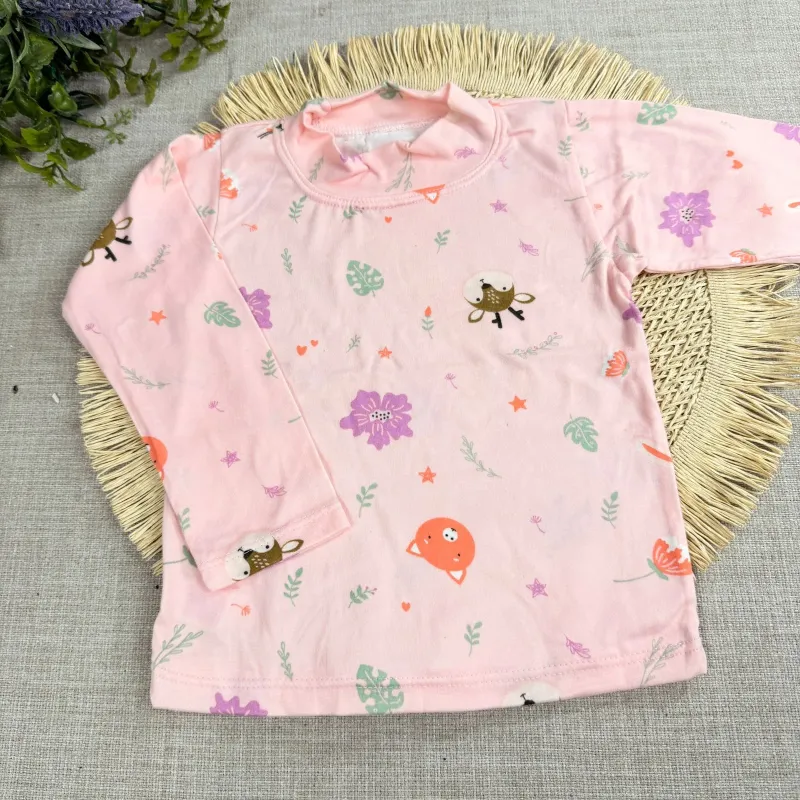 Remera Polera modal beba FLOR
