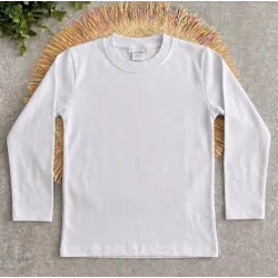 Camiseta mangas largas blancas