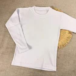 Camiseta mangas largas blancas